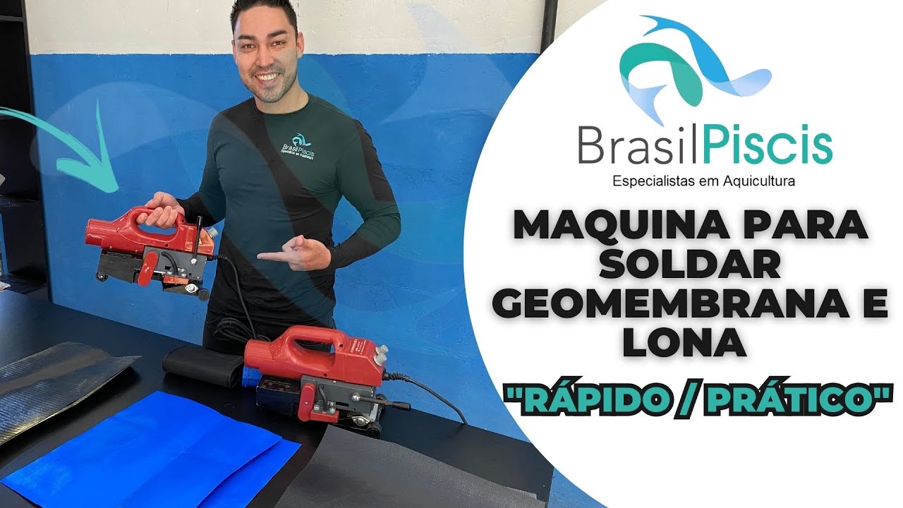 Maquina de solda de Geomembrana Brasil Piscis - vídeo 195
