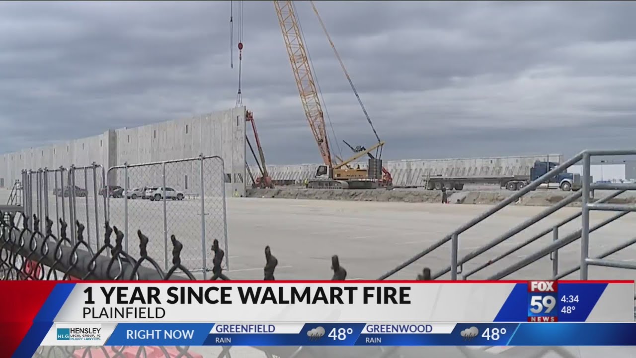1 year since fire at Plainfield Walmart center