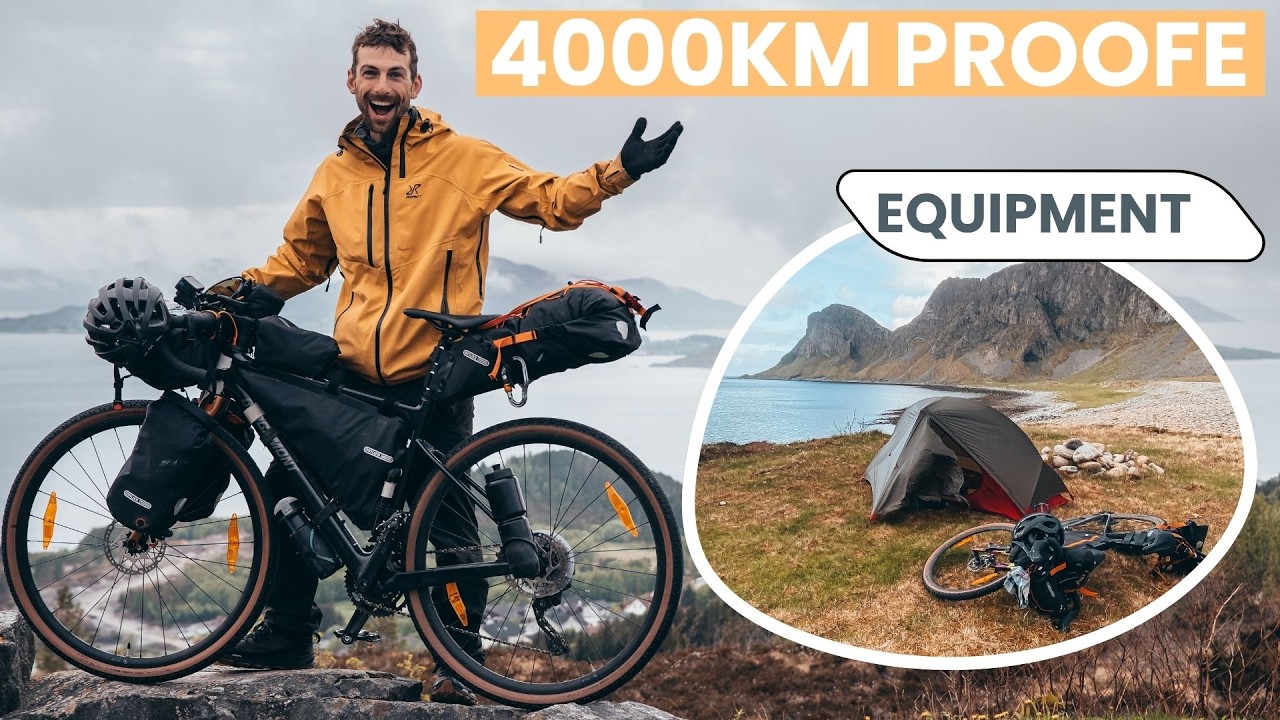 Bikepacking zum Nordkap: 4000 km – Meine Ausrüstung & Tipps 🇳🇴