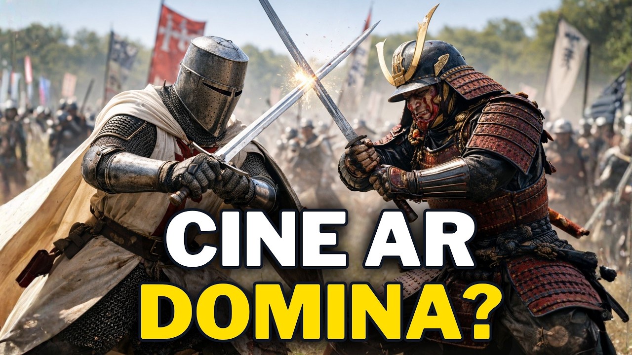 Templier vs  Samurai – Dacă ar lupta până la moarte, cine ar cădea primul