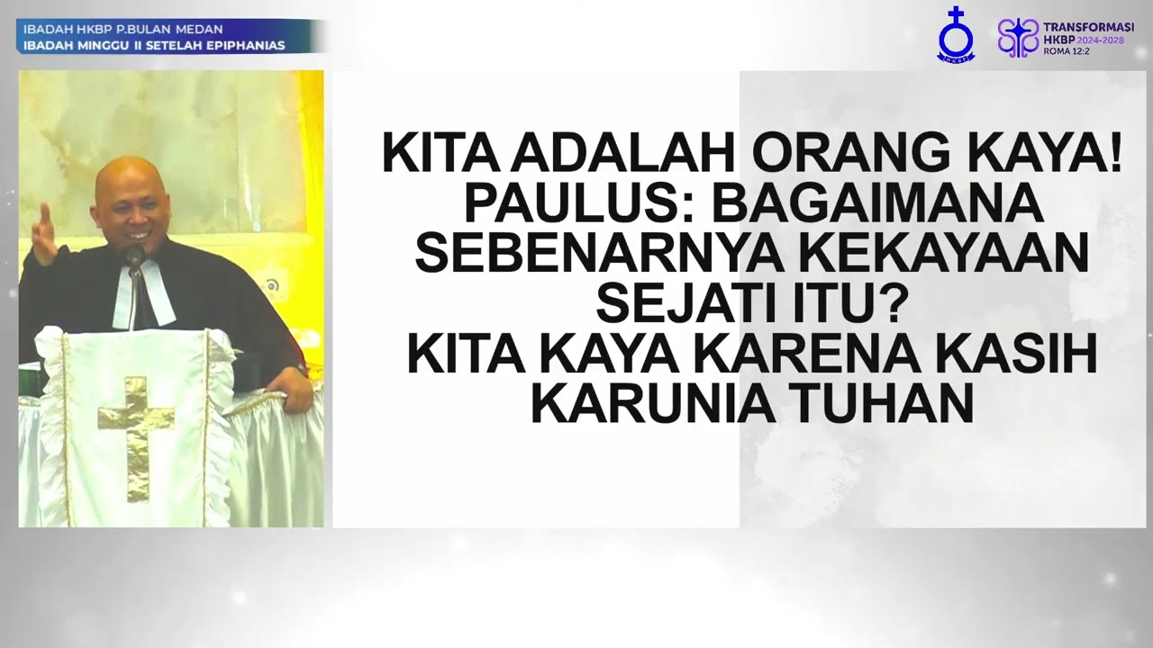 DI DALAM DIA KITA MENJADI KAYA DALAM SEGALA HAL. | Pdt. Andiko Limbong. M.Th | HKBP P. Bulan Medan