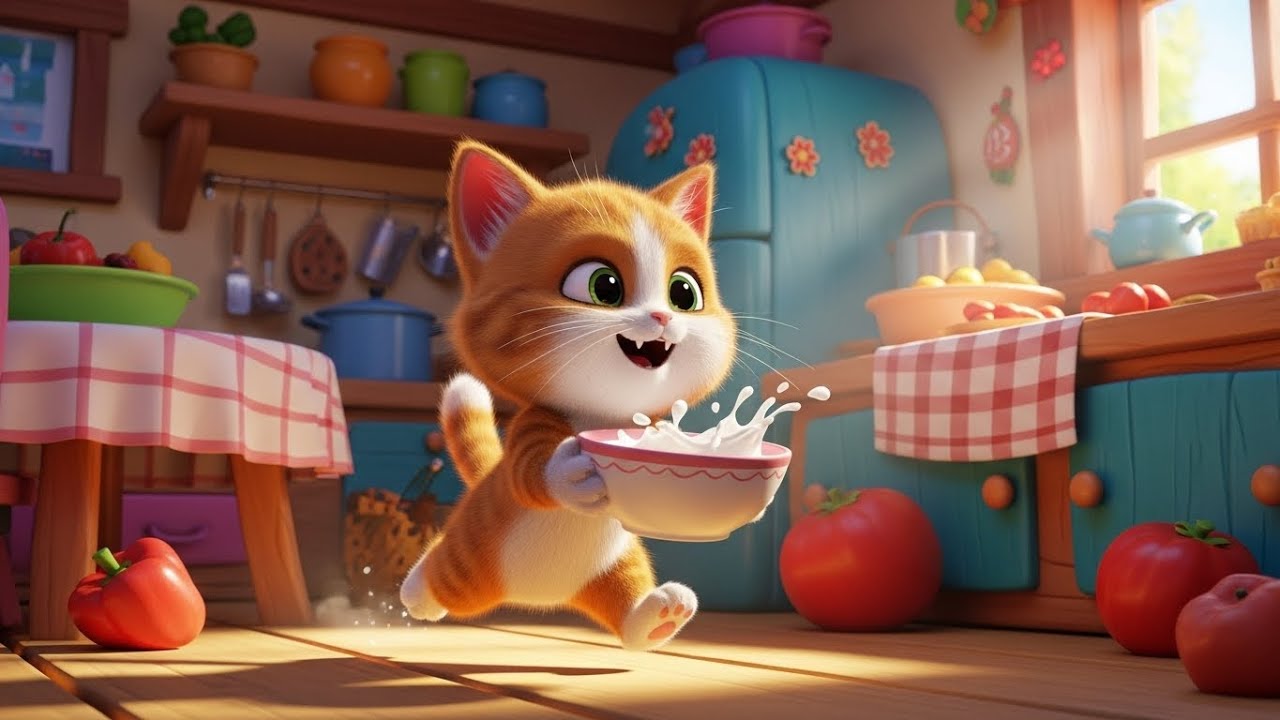 Billi Aayi Miaau Miaau | Mazedaar Kahani Song for Kids 🐱🥛