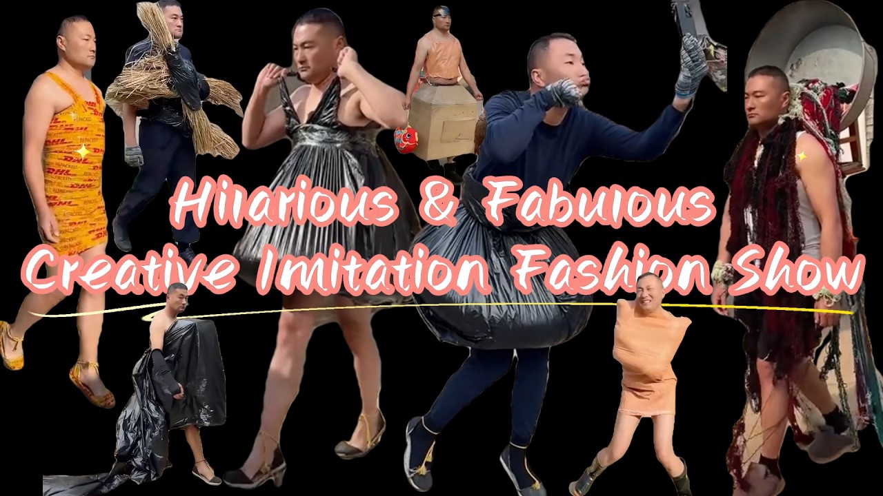 Hilarious & Fabulous Creative Imitation Fashion Show #amazing #funny #foryou #fashion #comedy