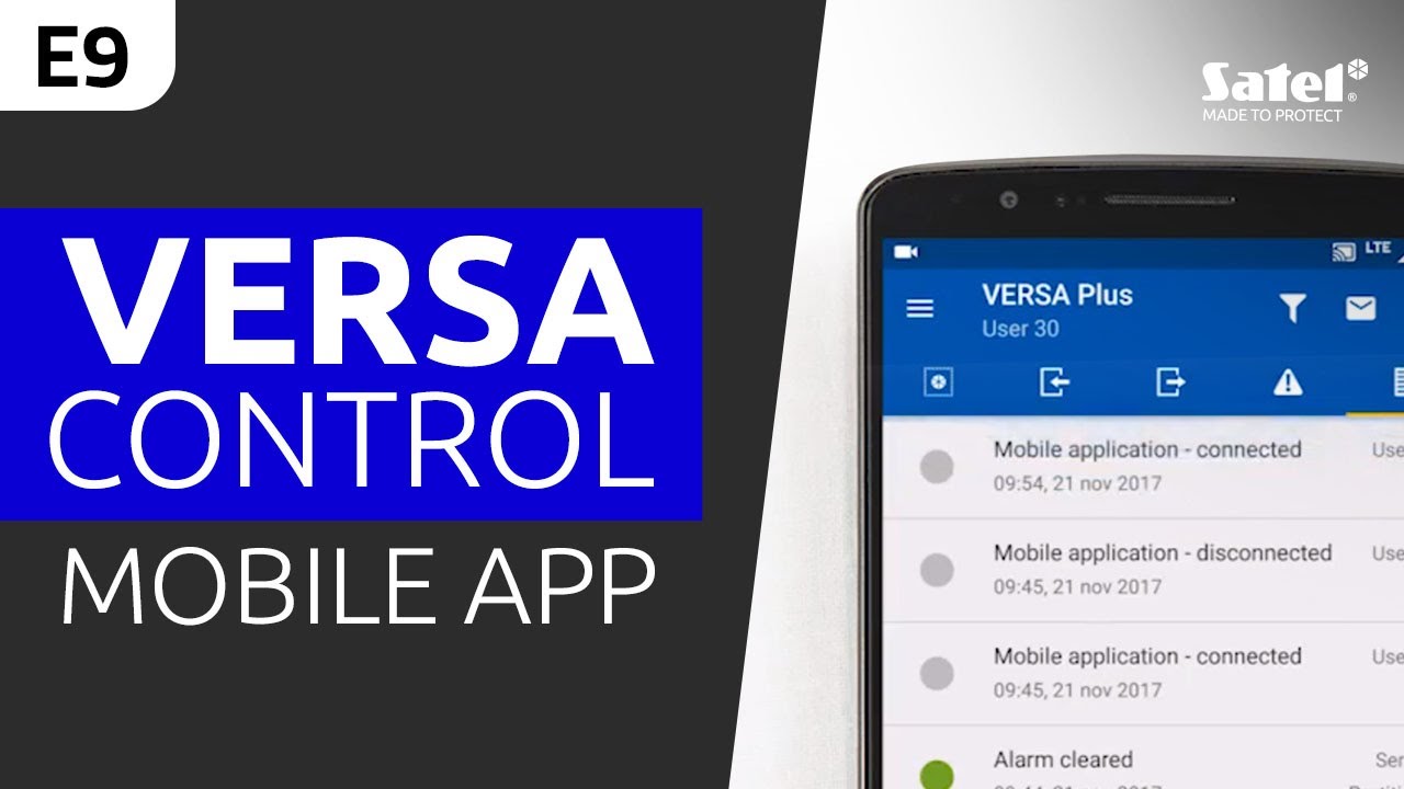 SATEL e-Academy 9: Meet the VERSA CONTROL mobile application