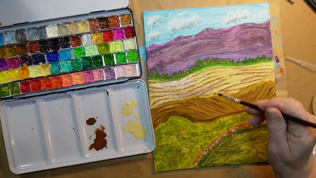 My Abstract Watercolor Painting February 13, 2026