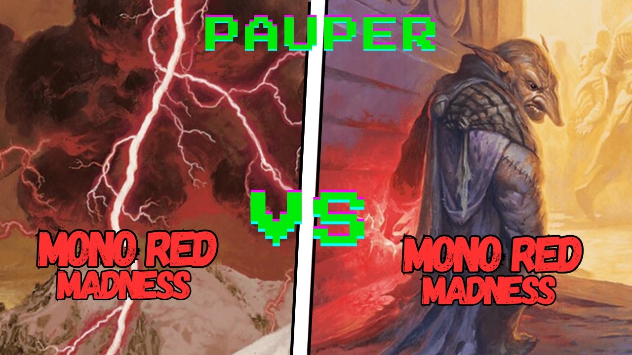 BURN BABY BURN!!! | Mono Red Madness Mirror Match | MTG Paper Pauper Gameplay