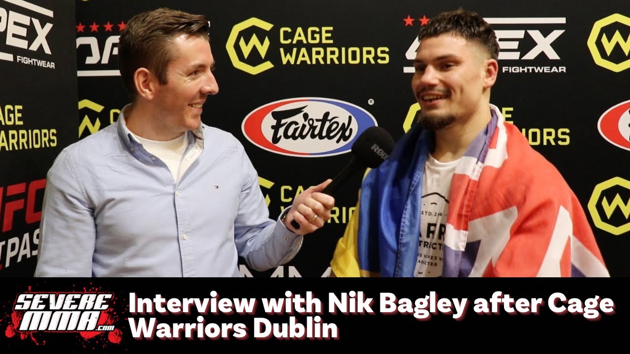 Interview with Nik Bagley after Cage Warriors Dublin