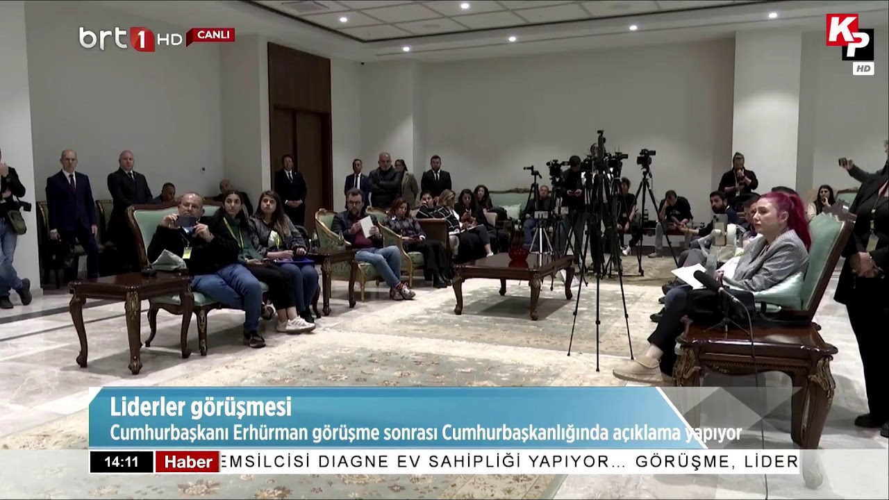 Cumhurbaşkanı Erhürman Liderler Toplantısı sonrası açıklama yapıyor