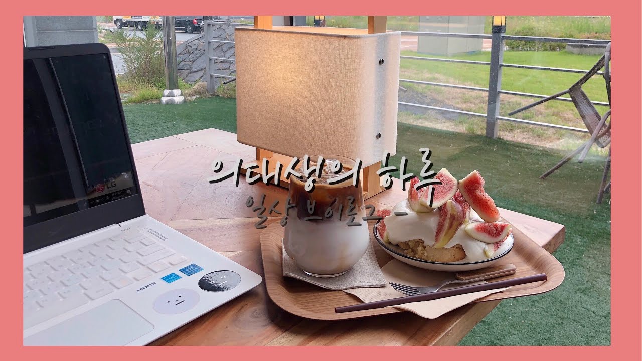 일상 VLOG | 👩🏻‍⚕️의대생의 하루 (심장내과 시험기간 시작, ☕️카페에서 계획 세우고 수업 듣는 일상)
