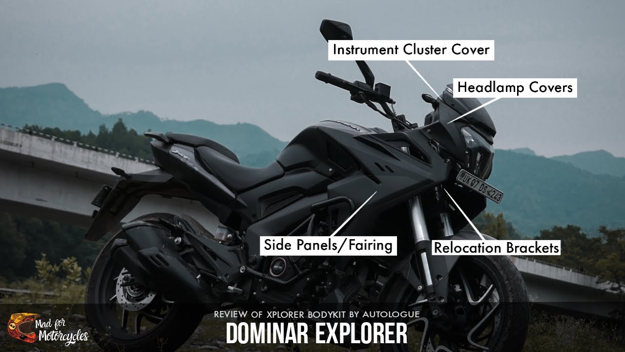 Autologue Design Bajaj Dominar Xplorer Body Kit Review | Part-1 | The Best Modification For Dominar
