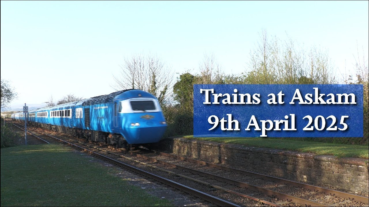Filming Trains at Askam 9th April 2025