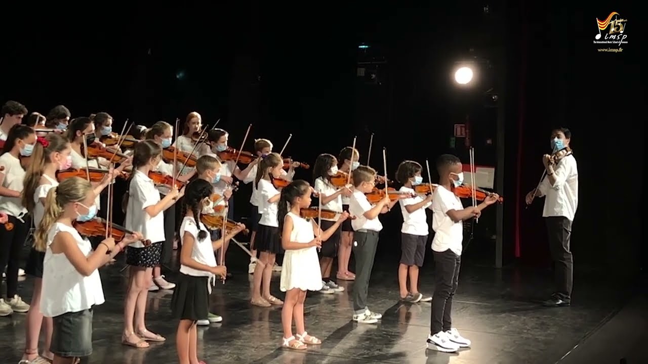 O Come, Little Children - Folk Song (The International Music School of Provence, France www.imsp.fr)
