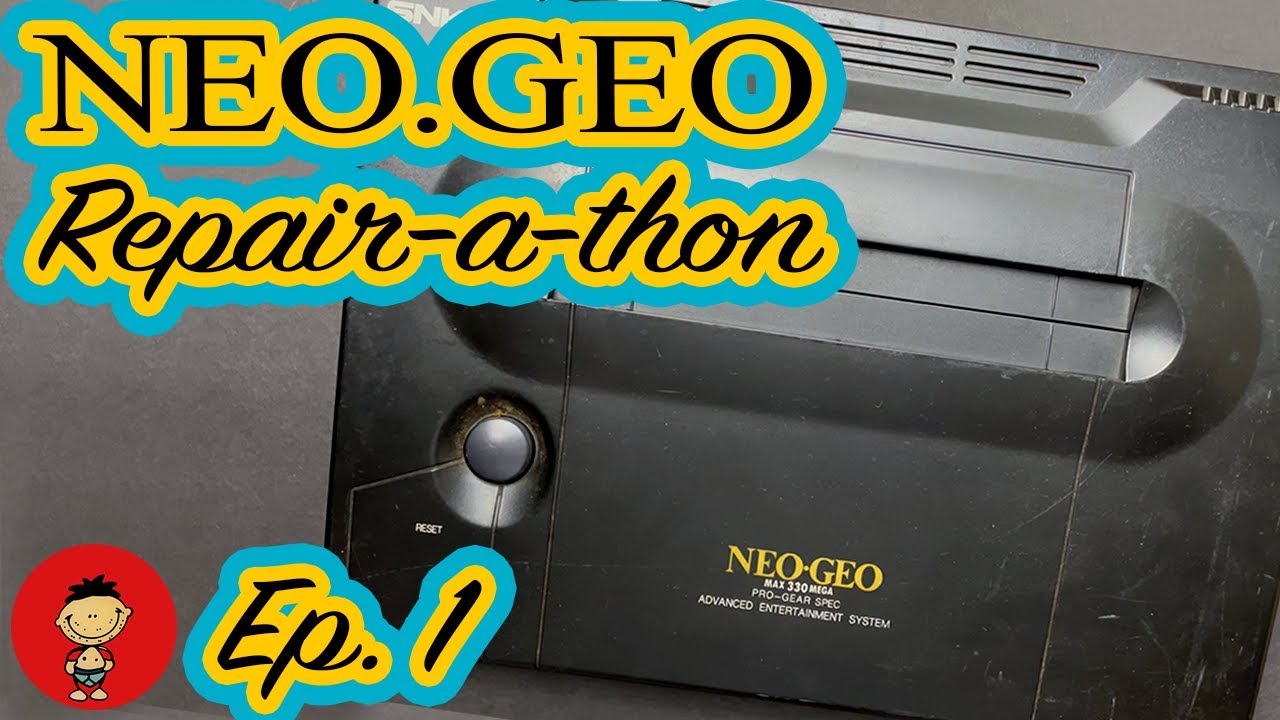 SNK Neo Geo Repair-a-thon Ep. 1 - AES Trace Repair - Retro Console Restoration