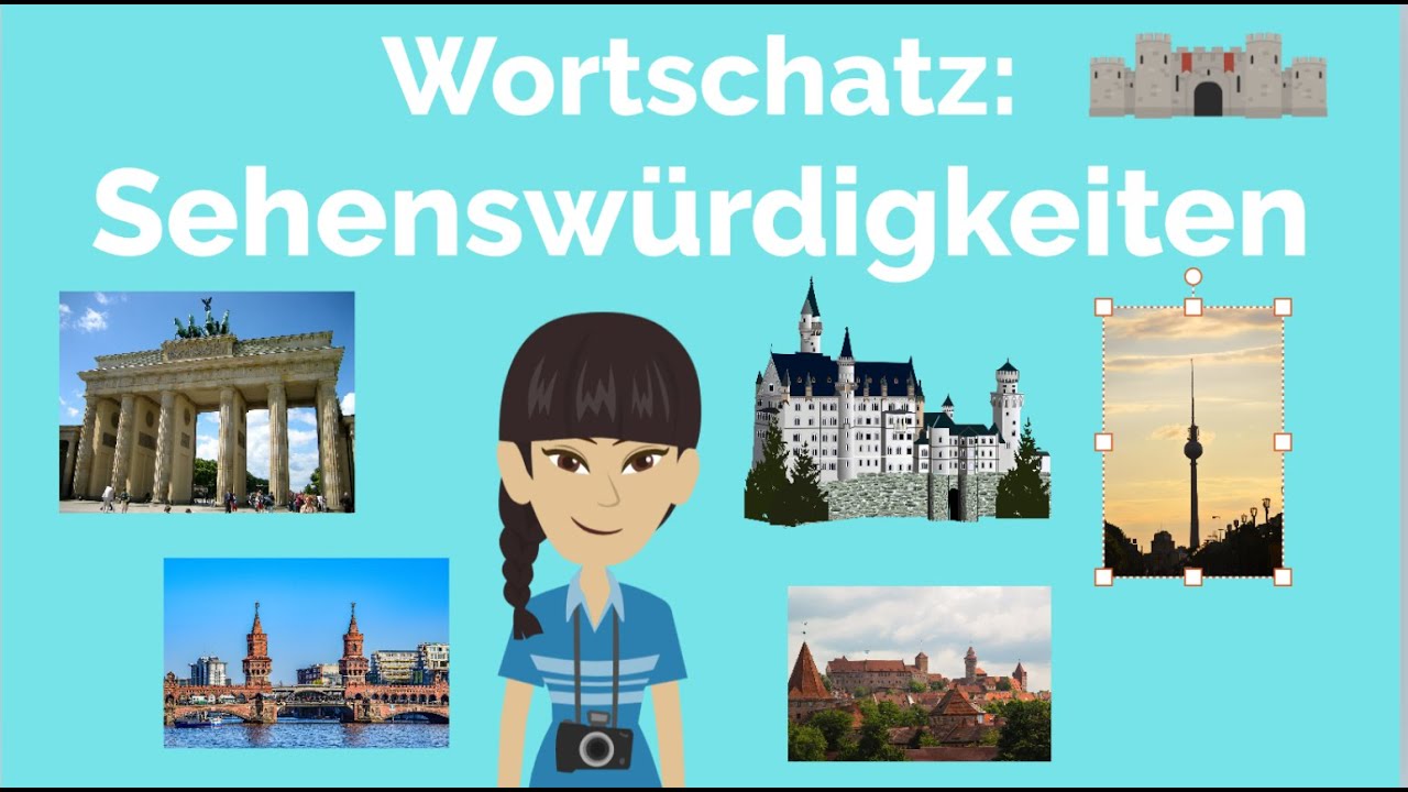 Deutsch lernen | Wortschatz Sehenswürdigkeiten | Urlaub | A2 | B1 | Vokabeln | Reisen | Deutschland