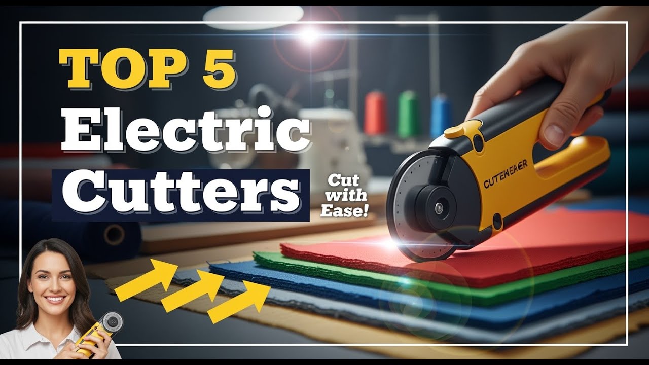 TOP 5 Best Electric Rotary Fabric Cutters 2026