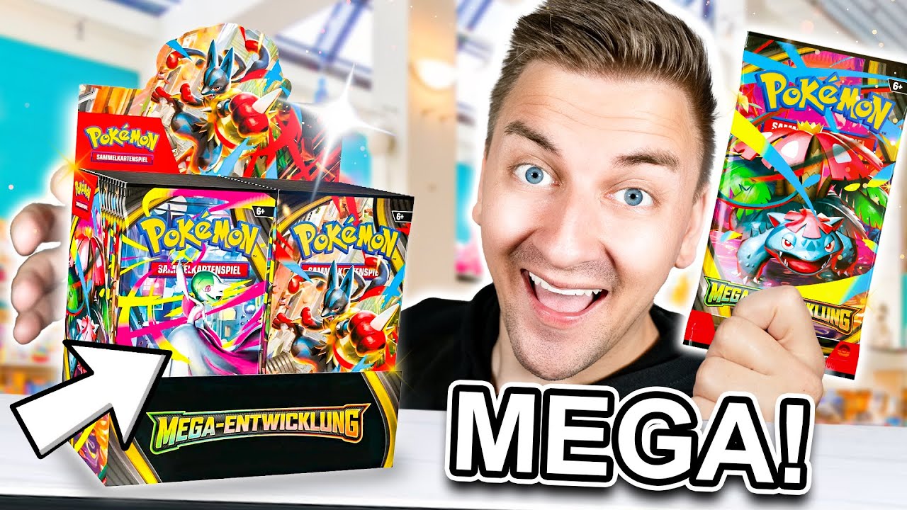 Ich öffne mein ERSTES MEGA-ENTWICKLUNG DISPLAY 😍 | Pokémon Booster Opening