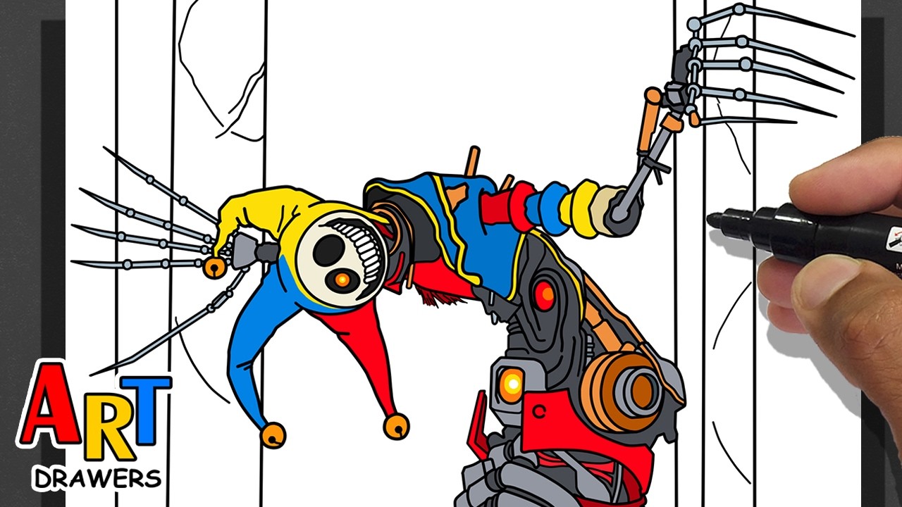 How to Draw PROTOTYPE Poppy Playtime 6 ( Experiment 1006 )