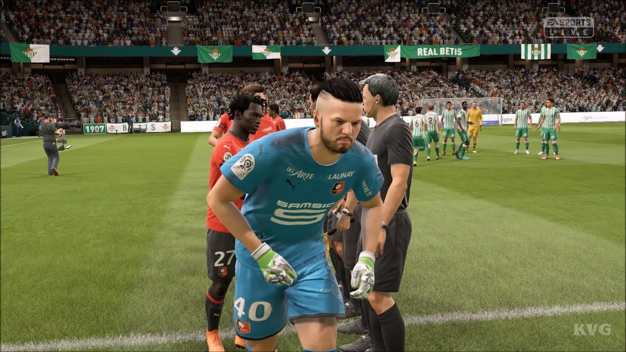 FIFA 19 - Real Betis vs Stade Rennais - UEFA Europa League Gameplay (PC HD) [1080p60FPS]