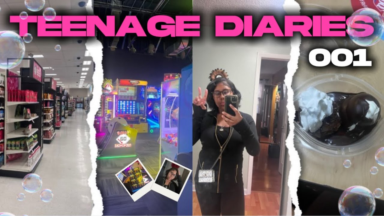 Teenage diaries 001 || arcade, target, ice cream, etc