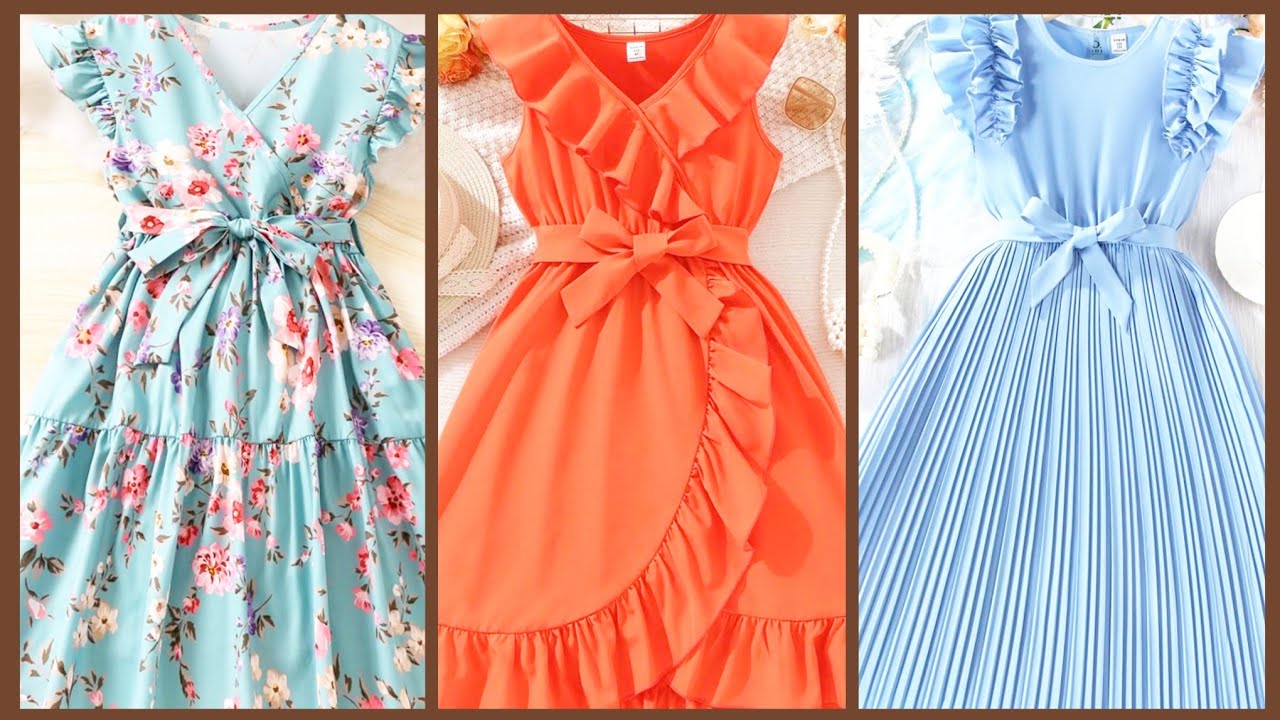 Most beautiful and trendy skater dresses collection for little girls