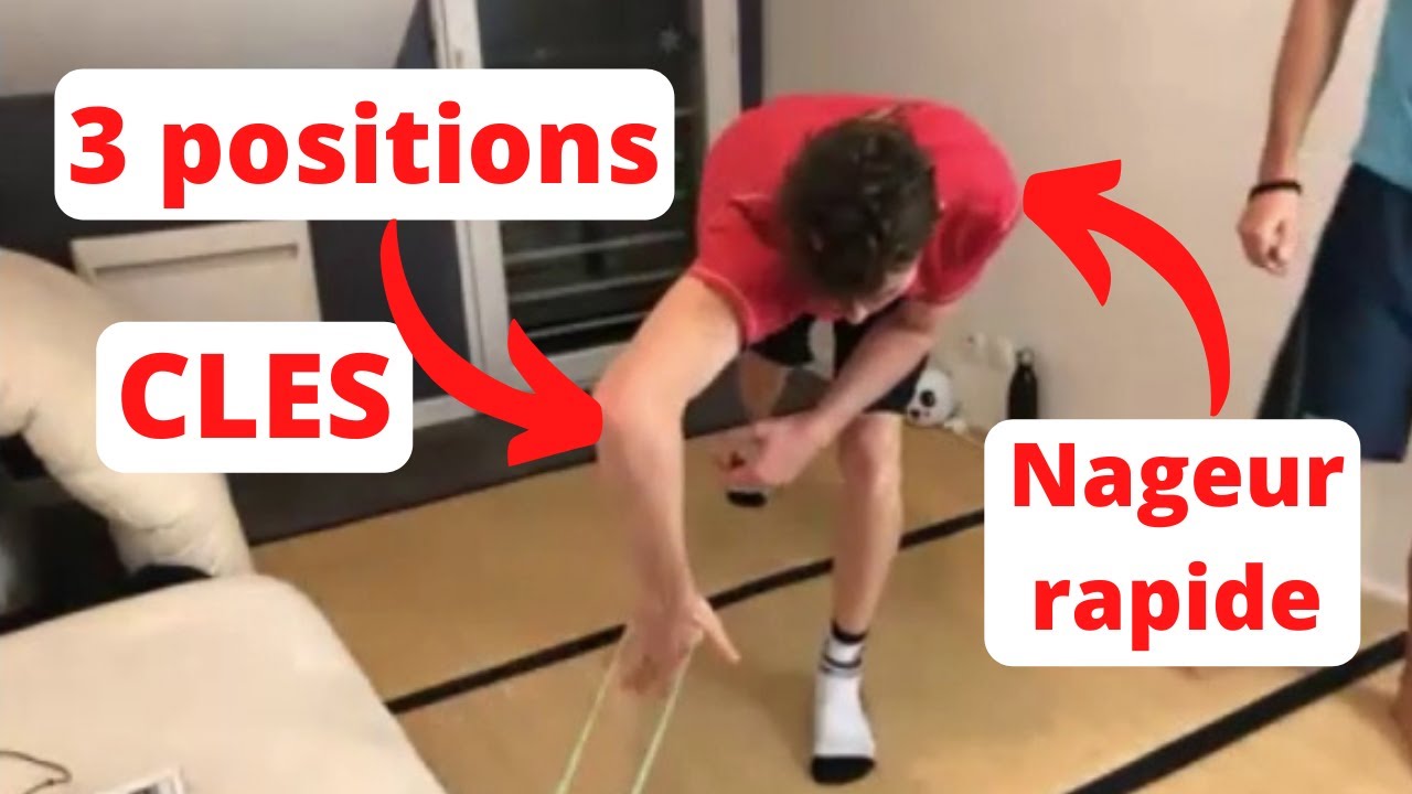 Les 3 positions CLES d'un CRAWL EFFICACE avec un nageur sub 4' au 400 (séance élastiques)