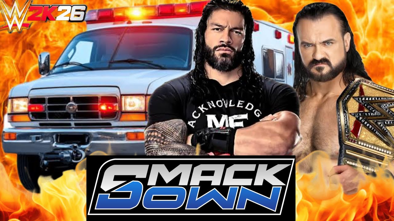 W.W.E_Full Match SmackDown,Netflix Roman Reigns Vs Drew McIntyre 7th_ February 2026 wwe2k25 Full HD.