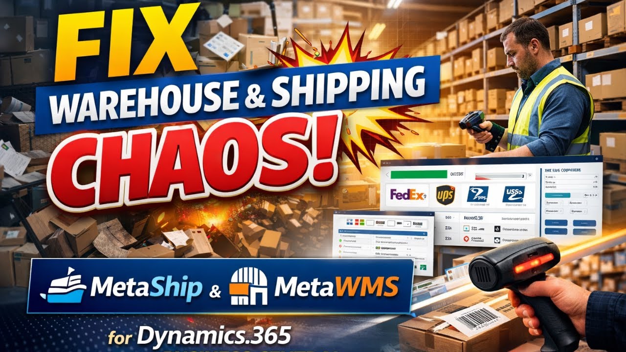 How to Automate Warehouse & Shipping in Dynamics 365 Business Central| Metaship & MetaWMS by MO