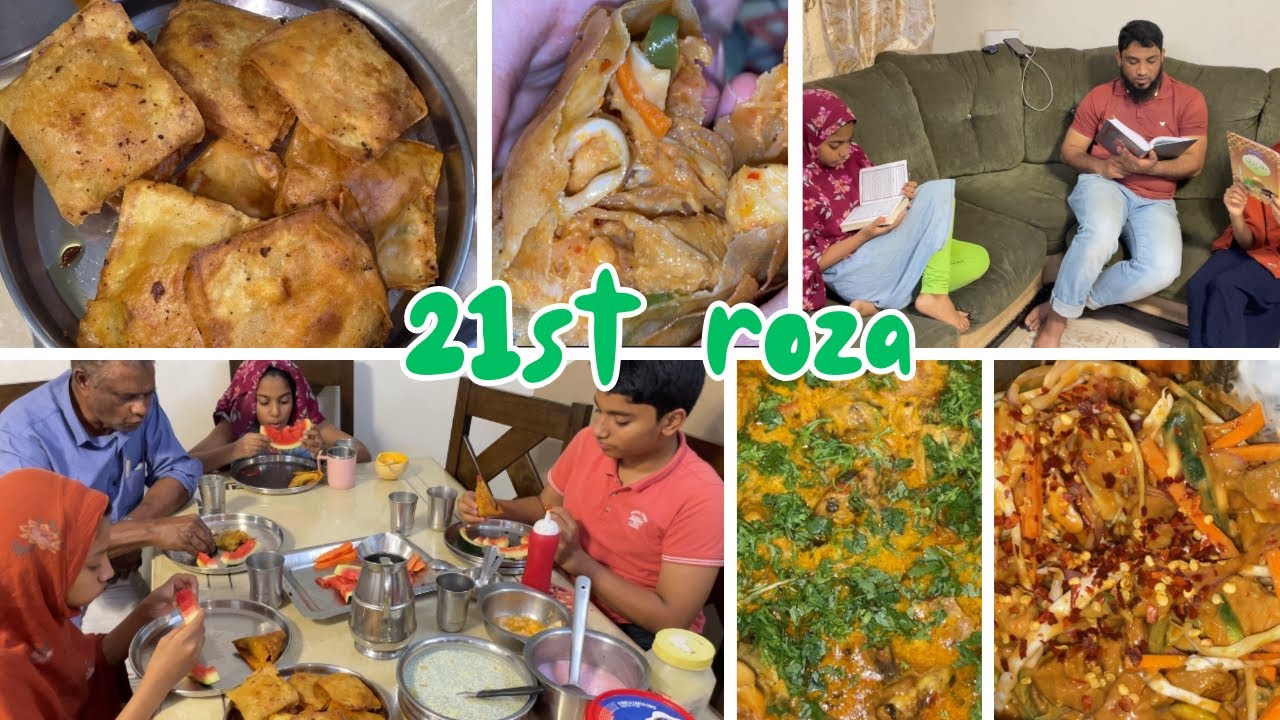 21st roza and taqhraath with special chicken  square fillings | special dawath-e-parcel iftari