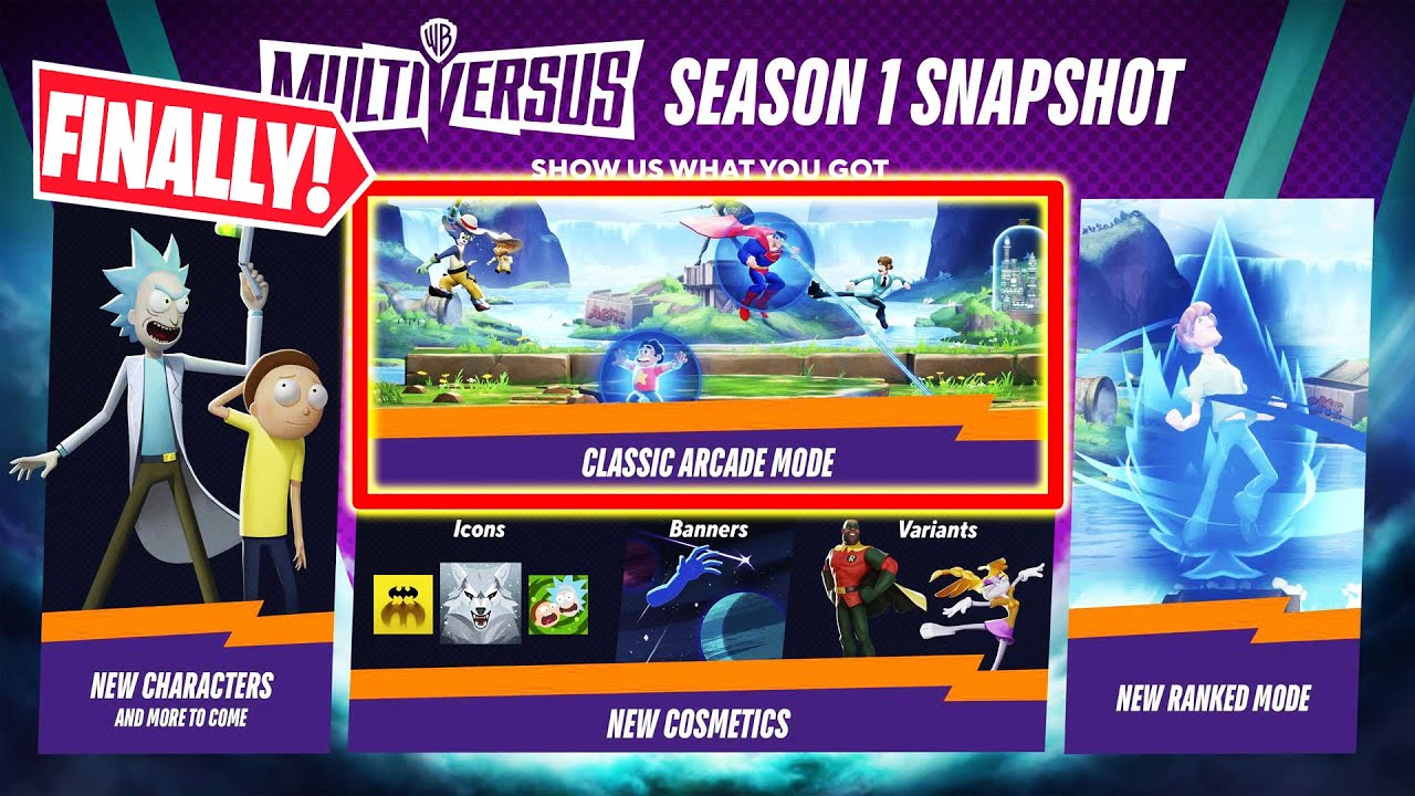 Multiversus Ranked or Arcade Mode TODAY