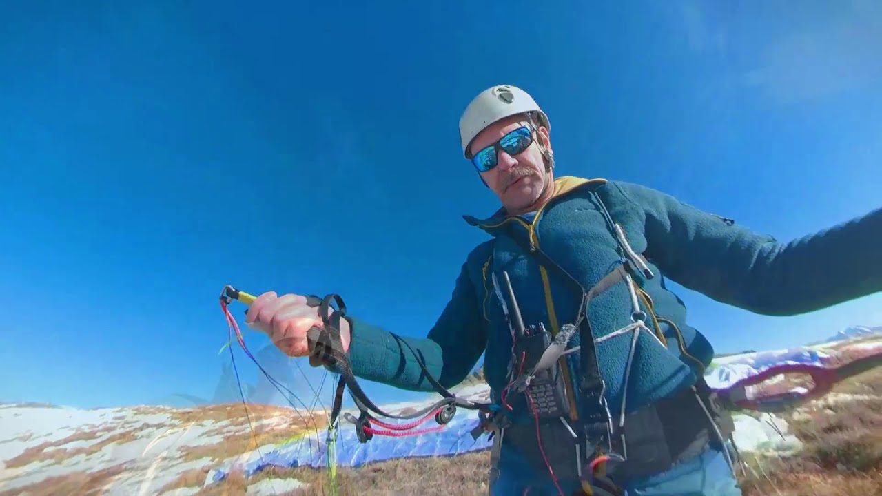 Dôme Chambrette de la Platière 2567 m Vol-rando massif de la Vanoise St Jean de Belleville Savoie