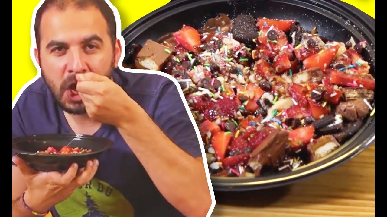 Birbirinden İlginç Tatlıları Denedik - Pastatella, Muzlu Suşi, Nutellalı Fondü,  Oreolu Mag