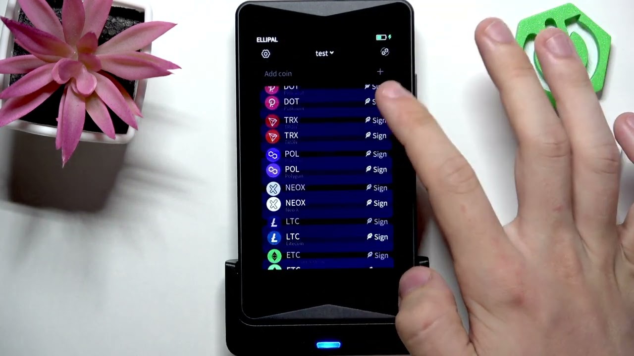 Ellipal Titan 2.0 &ndash; How to Add or Remove Coins (Currencies)