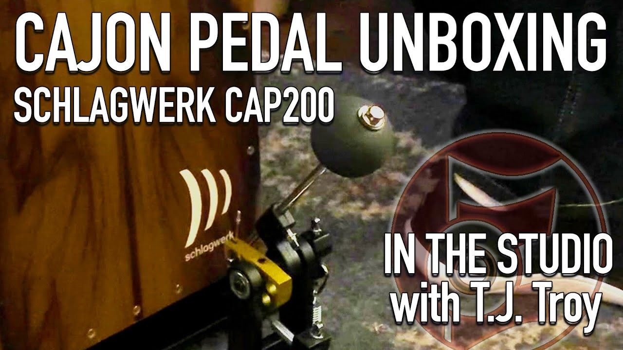 In the Studio with T.J. Troy #5 - Unboxing the Schlagwerk CAP200 Cajon Pedal