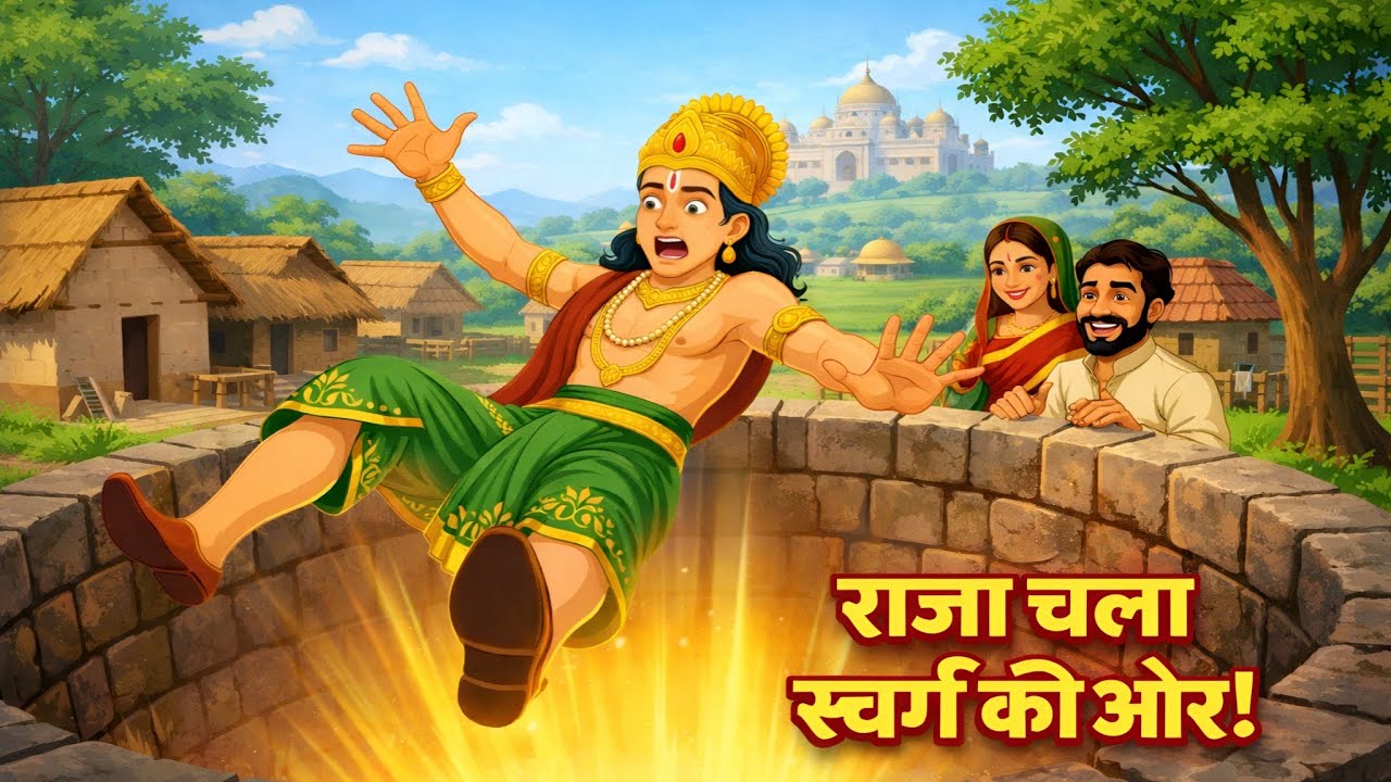 राजा चला स्वर्ग की ओर | लालच का अंजाम | Moral Story in Hindi
