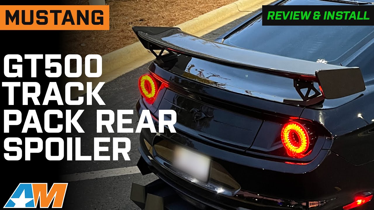 2015-2023 Mustang GT500 Track Pack Style Rear Spoiler Review & Install