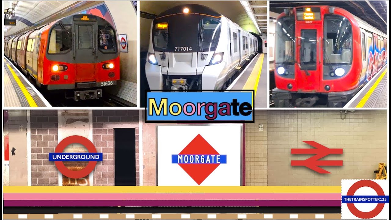 Trains at Moorgate Station [MOG] - Northern City Mainline (03/06/2022)