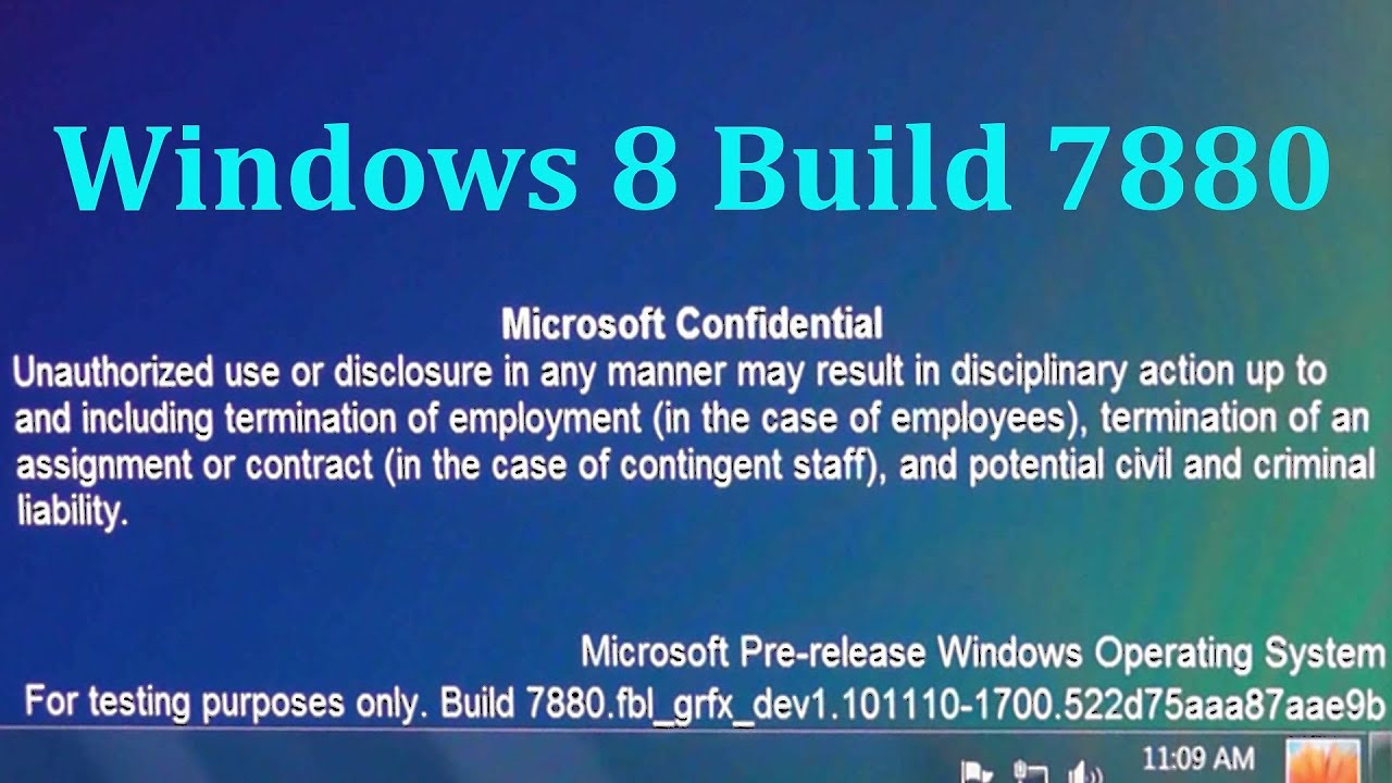 Windows 8 Build 7880