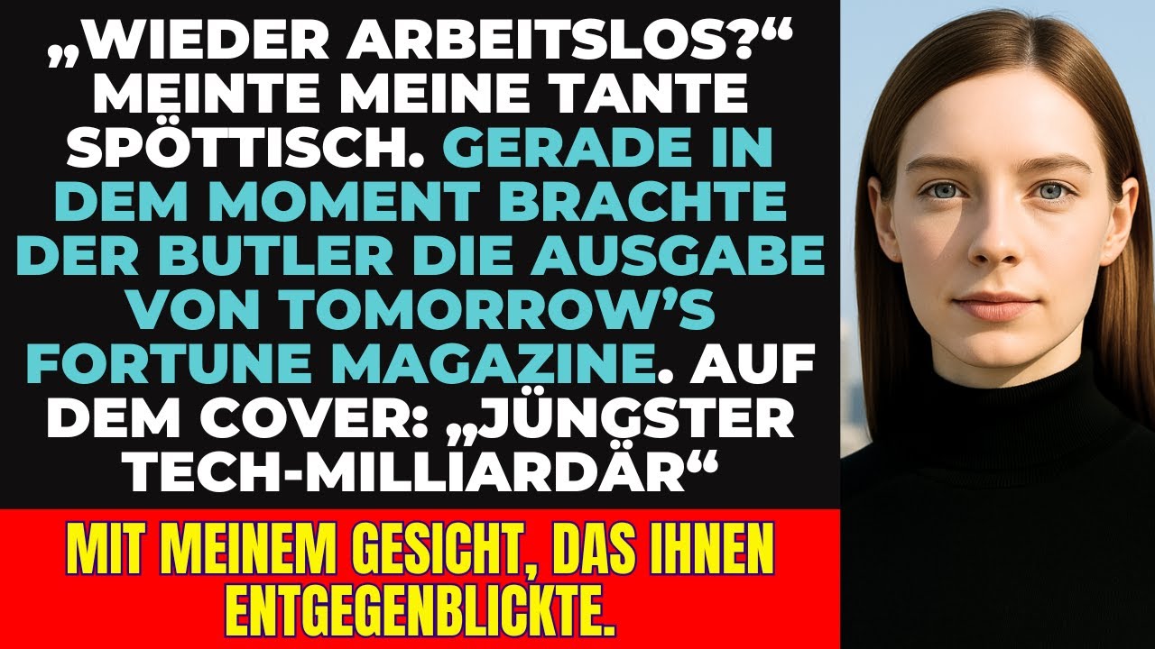 Beim Familienessen nannten sie mich arbeitslos – bis mein Gesicht auf dem Fortune-Cover erschien