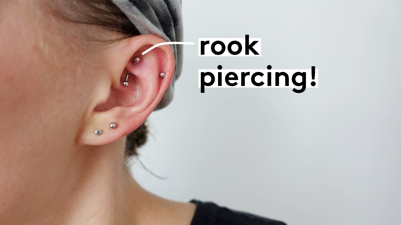 My Rook Piercing Experience! | Pain, Cleaning & Healing
