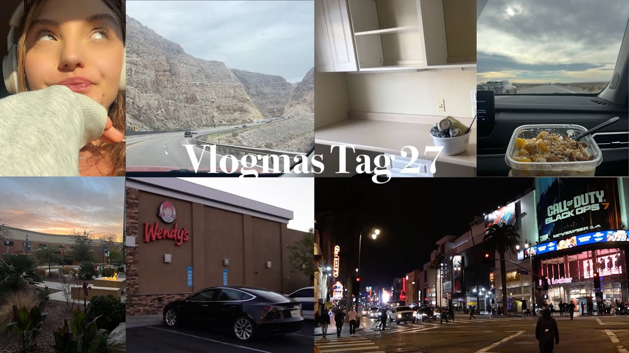 Vlogmas Tag 27 / Kapitel College ist jetzt offiziell geschlossen (+Dorm-Roomtour) -neues Kapitel: LA