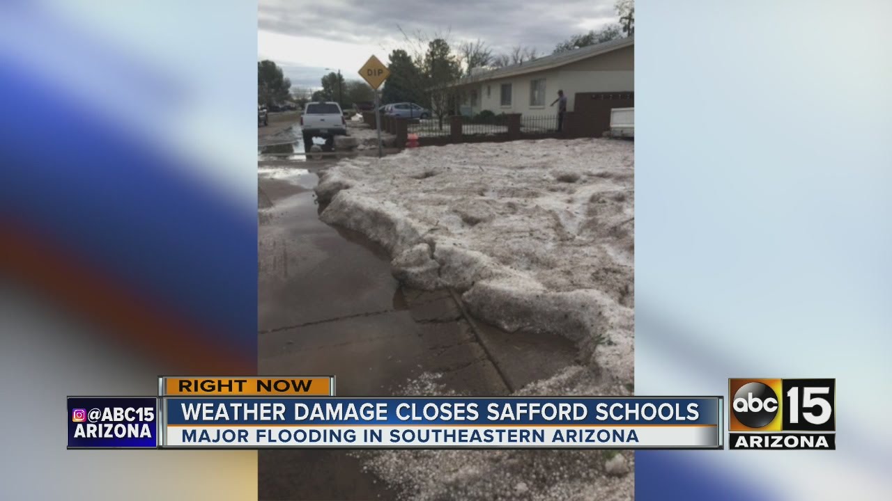 Safford schools face heavy storm damage