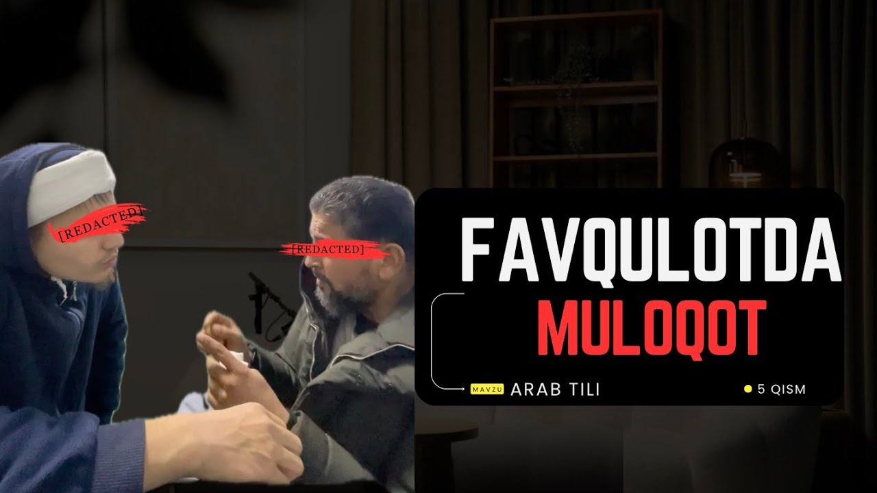 Favqulotda muloqot | Misrlik ustoz bilan