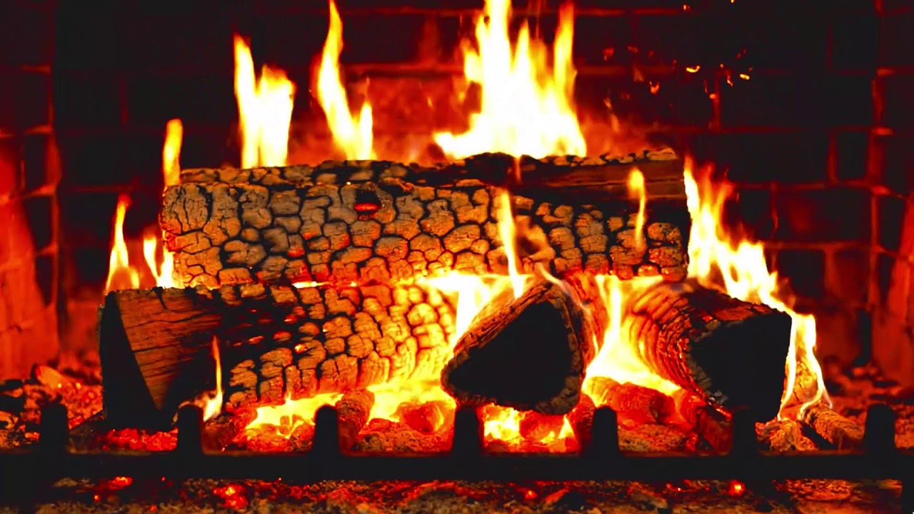 This Cozy Fireplace Will Melt Your Stress Away 🔥 Relaxing Fire Sounds