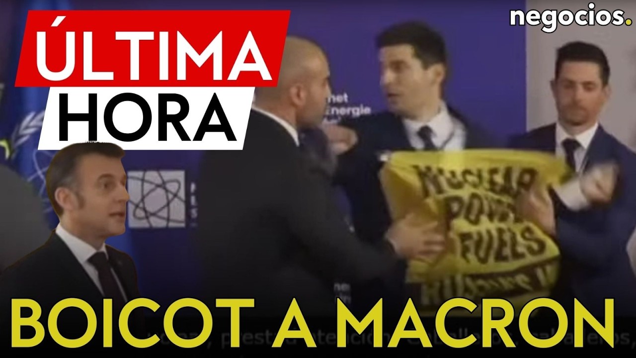 ÚLTIMA HORA | Boicotean a Macron cuando recibe a los mandatarios en la cumbre nuclear de París
