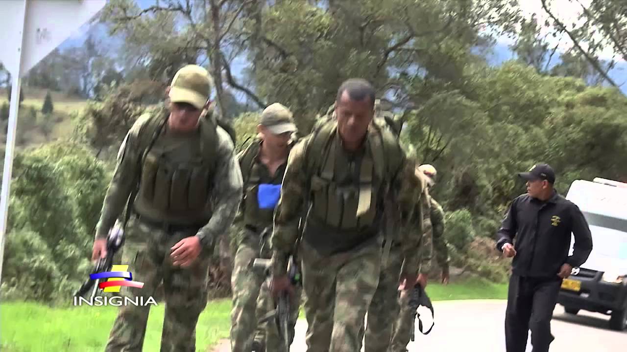 Duro entrenamiento cumplen los comandos colombianos