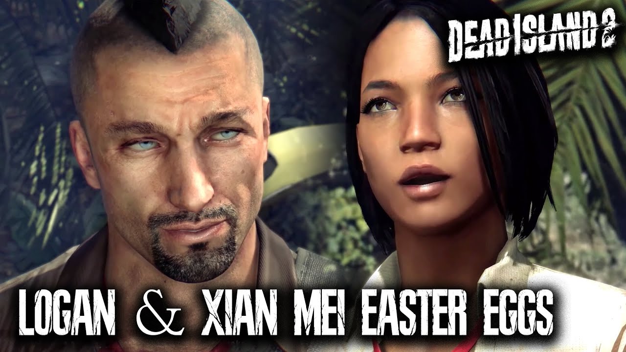 DEAD ISLAND 2 Logan Carter & Xian Mei From DEAD ISLAND 1 Easter Eggs (4K 60FPS)