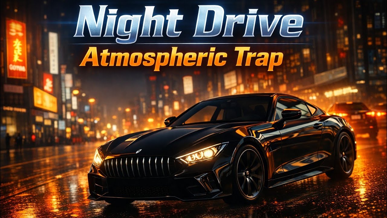 Night Drive 🌃 Atmospheric Luxury Trap & Neon Vibes | Car Music Mix