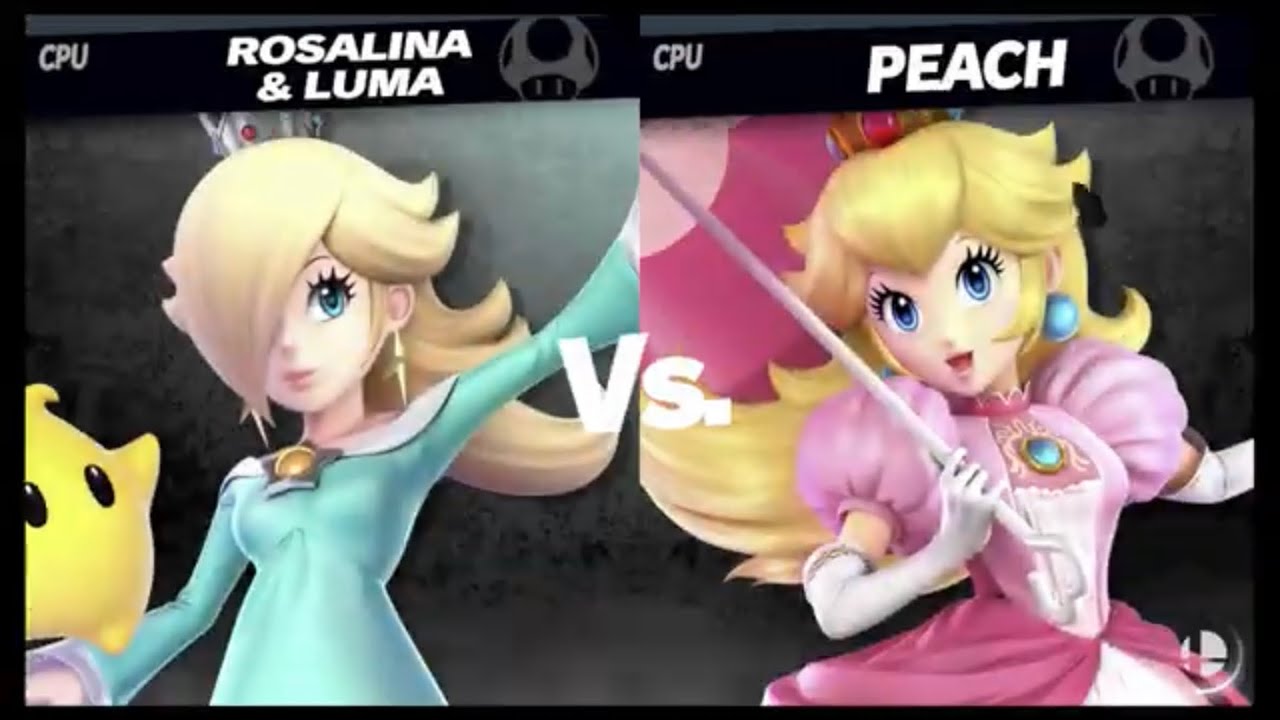 Super Smash Bros. Ultimate - Rosalina VS Peach