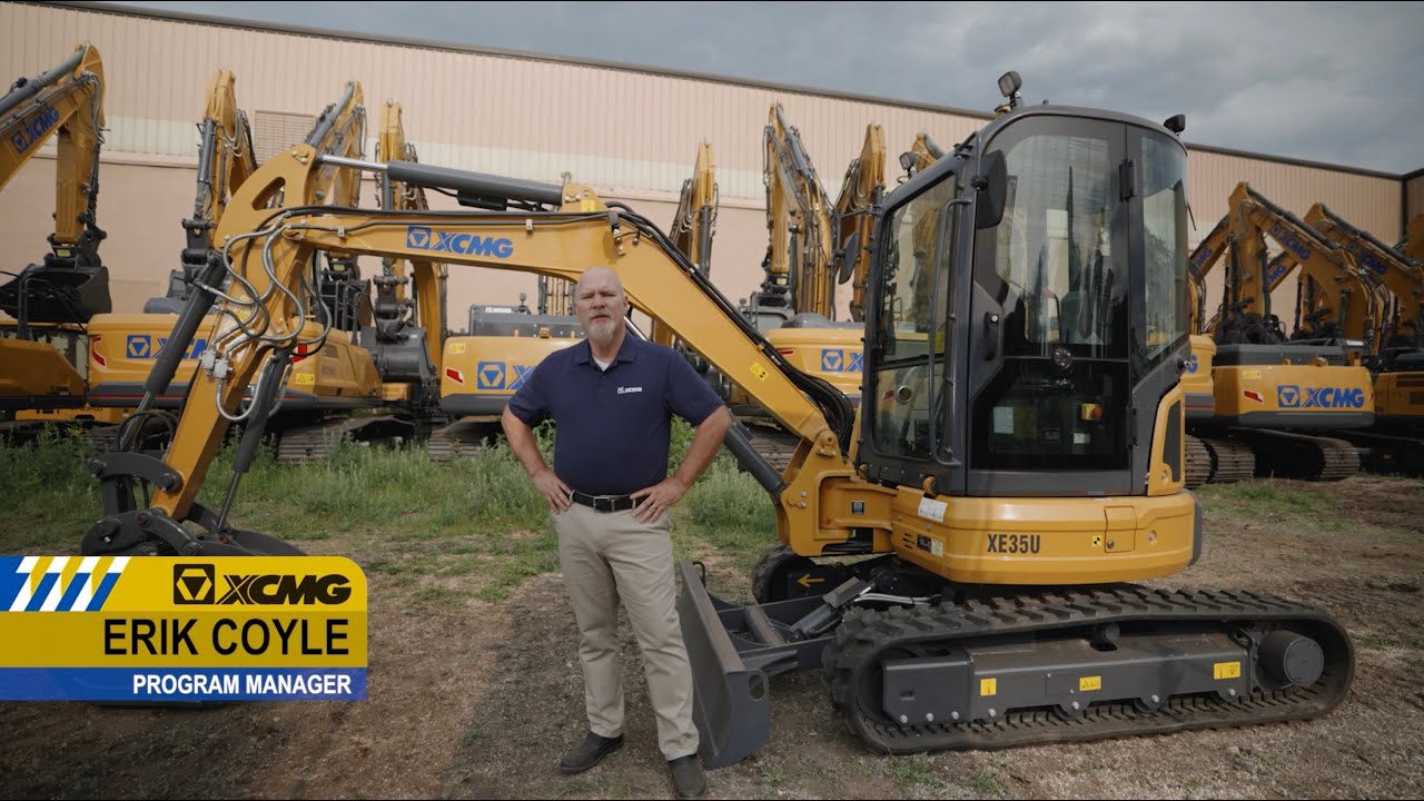 XE35U XCMG USA Mini Excavator - Machine Walkaround