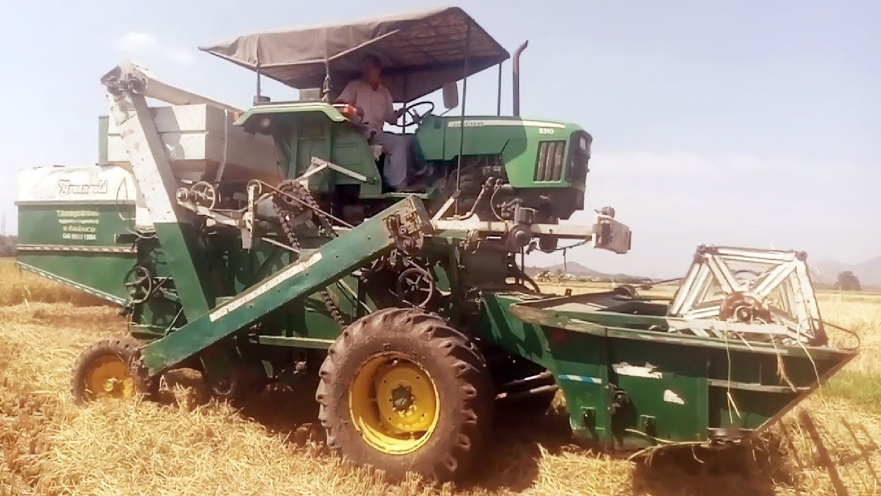 Harvesting Machine working on agricultural land | NGM Online Bro